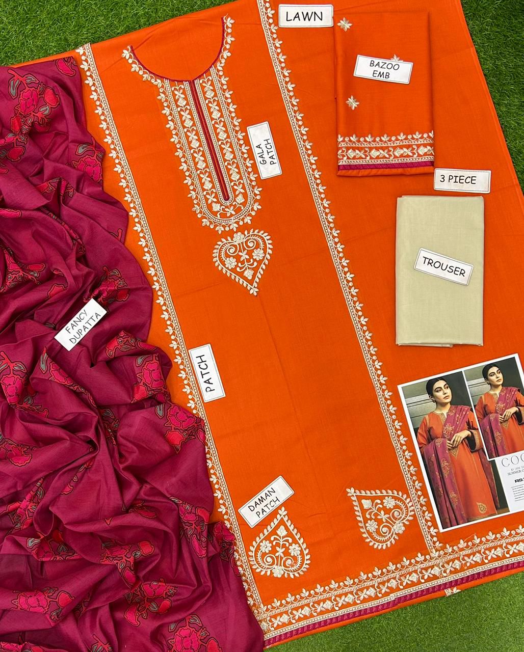 Zara shahJahan MOST DEMANDING EDITION 03PCS UNSTITCHED SUIT