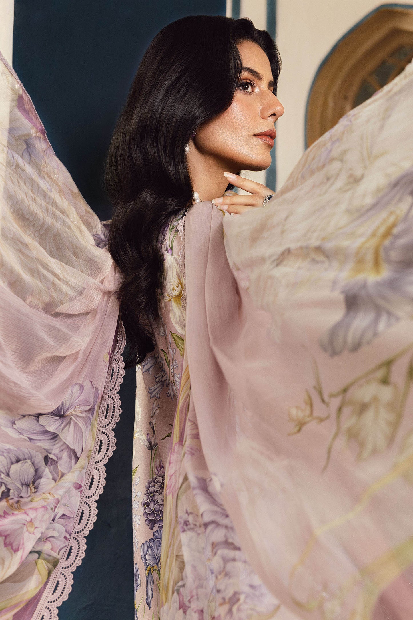 Maria B Embroidered Lawn 3pc suit