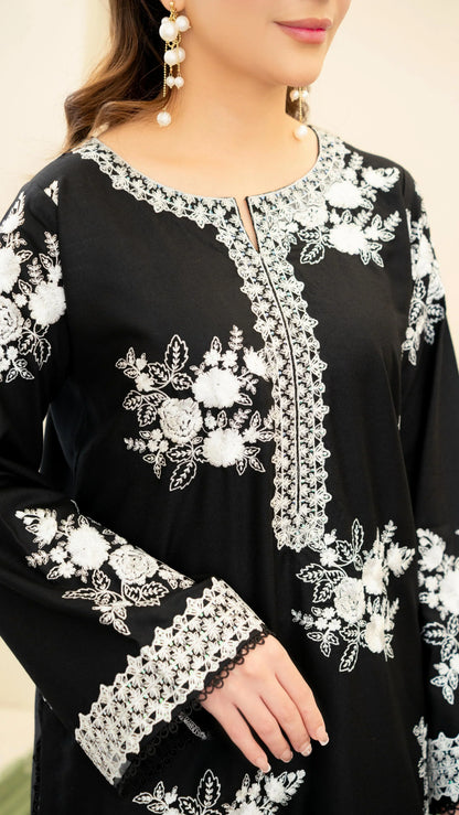 LaibaMir 3pc Embroidered Lawn