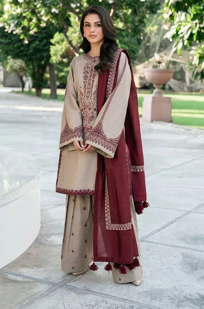 BAROQUE-3pc luxury lawn'25