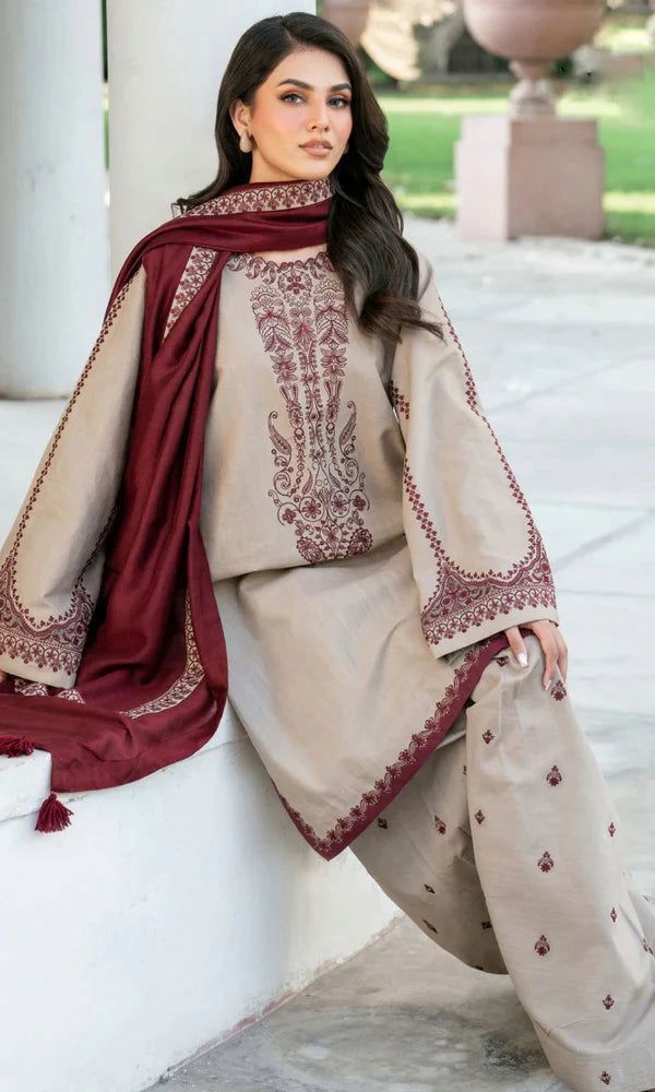 BAROQUE-3pc luxury lawn'25