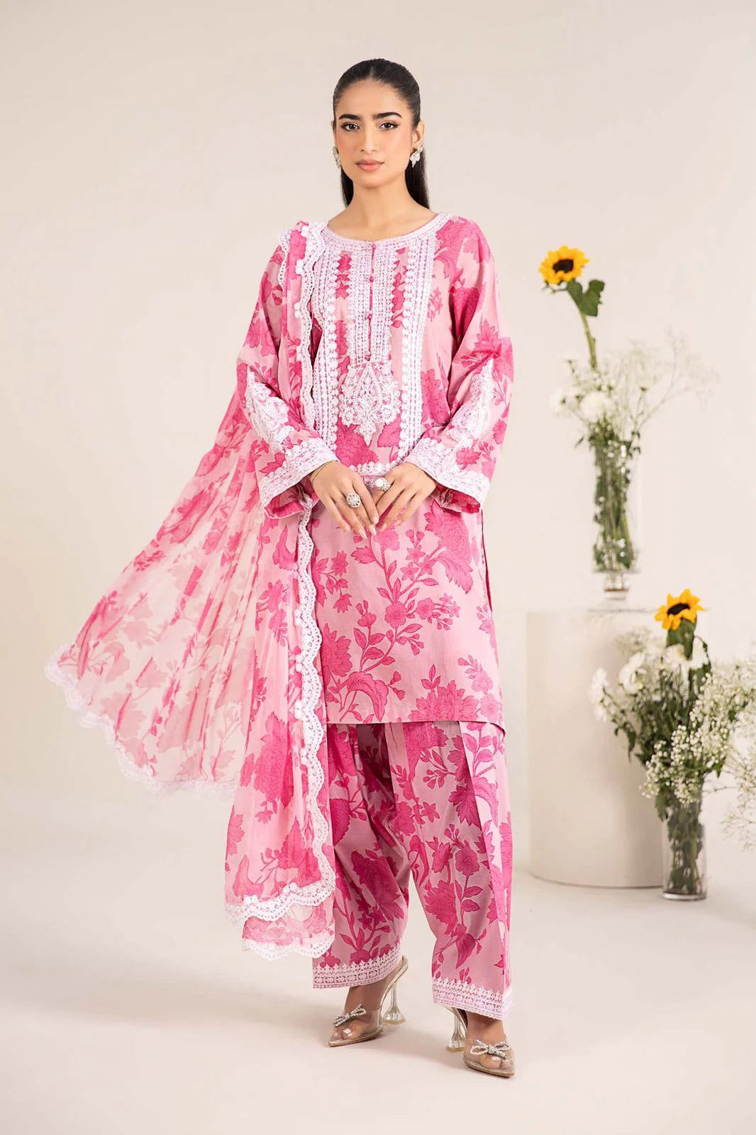Maria b MOST DEMANDING EDITION 03PCS UNSTITCHED SUIT