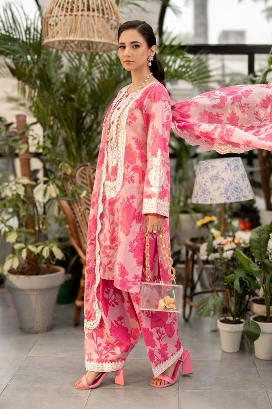 Maria b MOST DEMANDING EDITION 03PCS UNSTITCHED SUIT