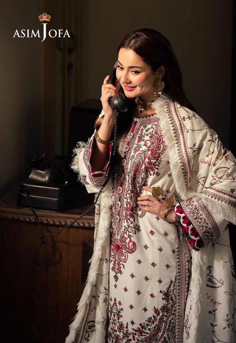Asimjofa MOST DEMANDING EDITION 03PCS UNSTITCHED SUIT