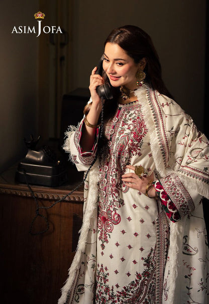 Asimjofa MOST DEMANDING EDITION 03PCS UNSTITCHED SUIT