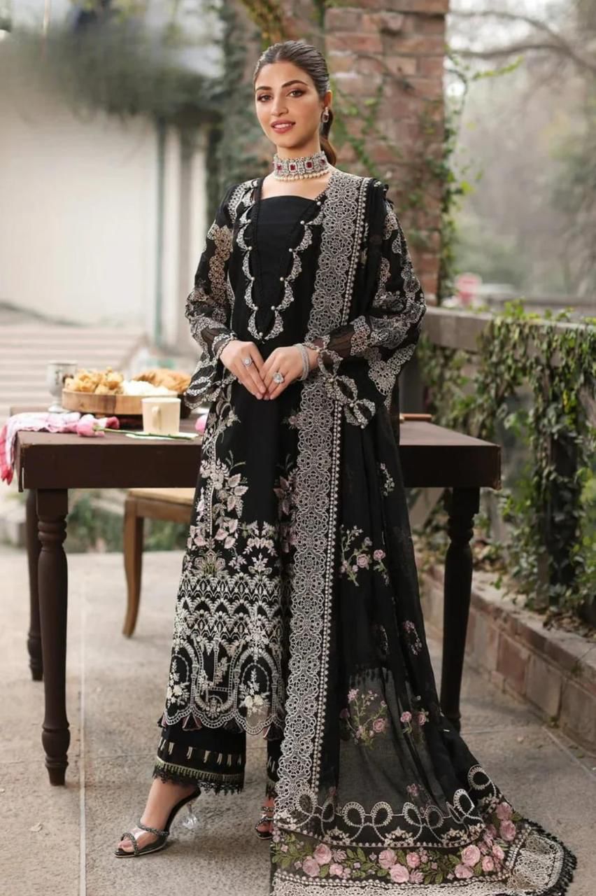 KAHF MOST DEMANDING EDITION 03PCS UNSTITCHED SUIT
