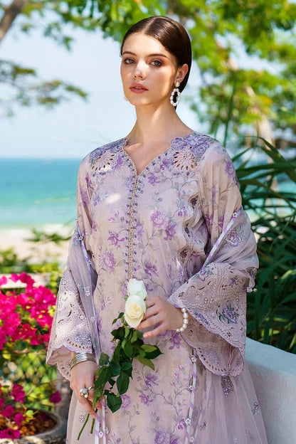 Baroque Embroidered Lawn 3pc Suit