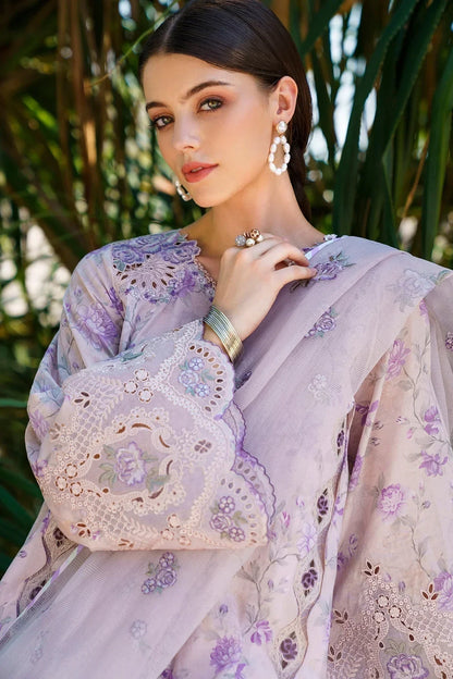 Baroque Embroidered Lawn 3pc Suit