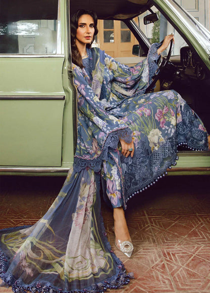 M.Prints By Maria B Embroidered Cambric Suits Unstitched 3 Piece